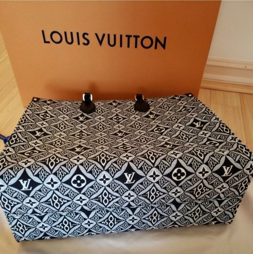 Louis Vuitton Denim Onthego M57207 GM photo review
