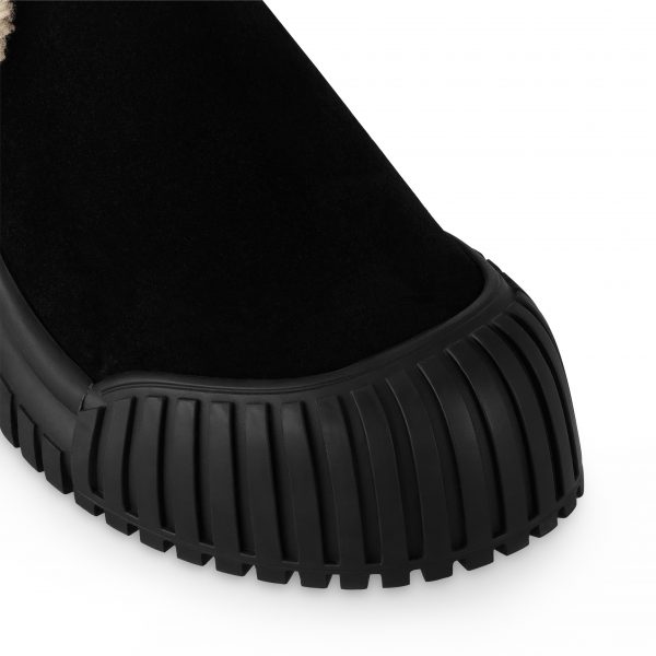 Louis Vuitton LV SKI Ruby Flat Ankle Boot Black 1AC7AC