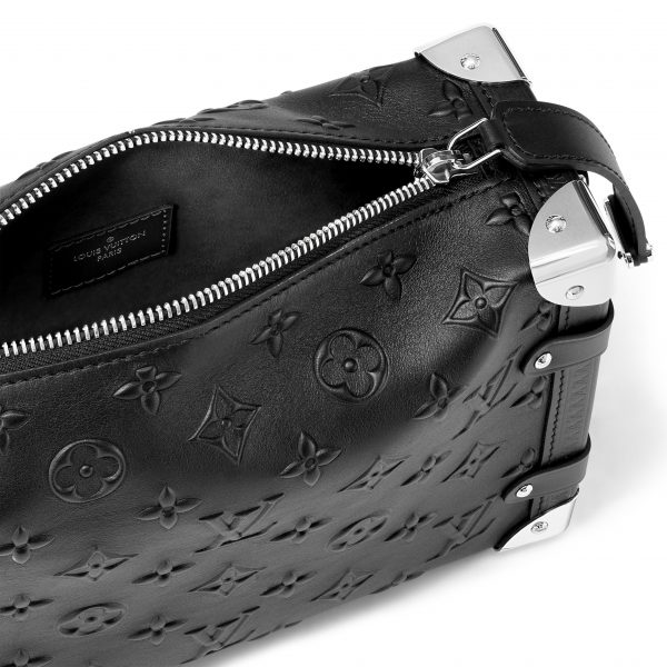 Louis Vuitton M21709 Side Trunk MM Black Fashion Leather