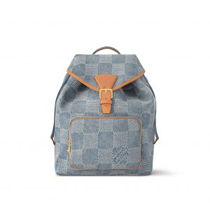 Louis Vuitton N40708 Montsouris Backpack Damier Blue